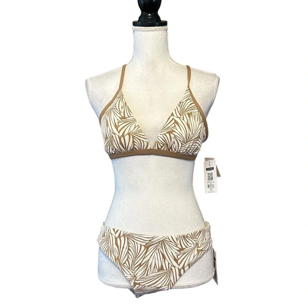 Skye Swimwear Jayme‎ Top and Melanie Bottom - BIOMES Two Piece Bikini Set XL NEW